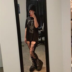 Custom Ladder Cut Leggings (Any color)